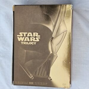 Star Wars Trilogy DVD, 4-Disc Set, Full Screen gold 3 movies with bonus disc